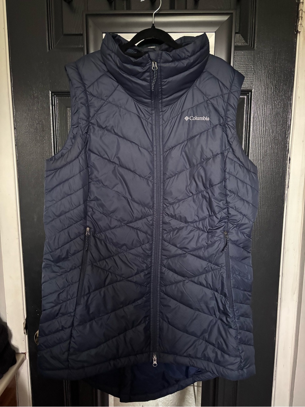 Columbia Women's Navy Quilted Packable Vest